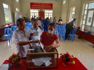 Hà Phong tổ chức thành công cuộc bầu cử Trưởng khu phố nhiệm kỳ 2022-2025.