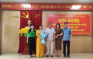 Phường Hà Phong ra mắt mô hình "Nông dân với pháp luật".