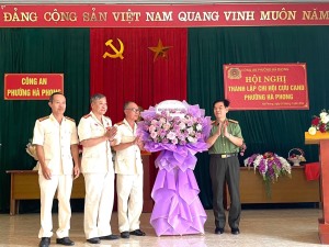 Hà Phong thành lập Chi hội Cựu công an nhân dân