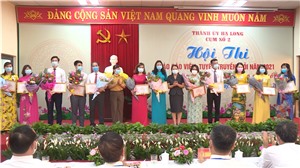 Hội thi báo cáo viên, tuyên truyền viên giỏi năm 2021 Cụm thi số 2